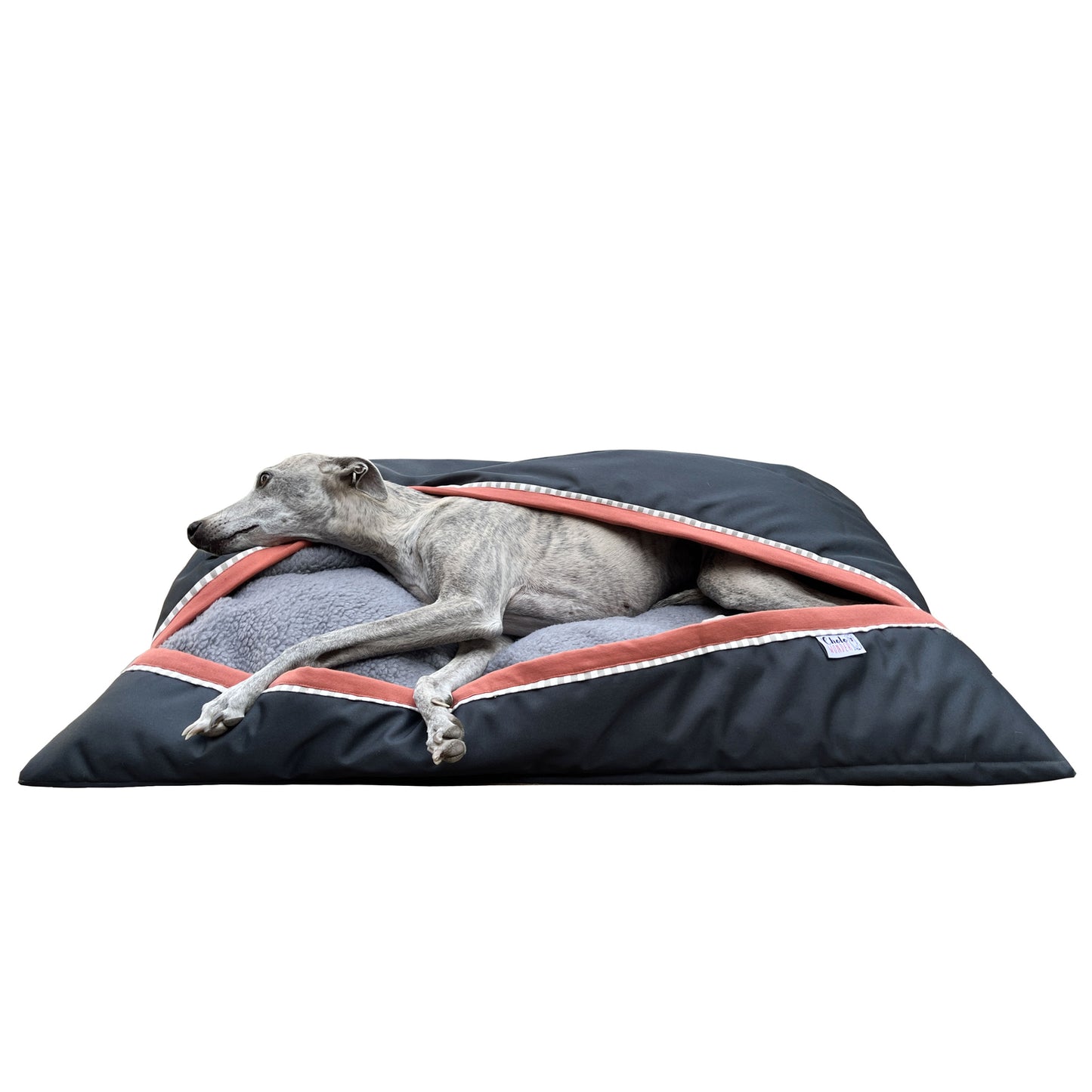 Saco de dormir impermeable y térmico gris grafito 105x76cms