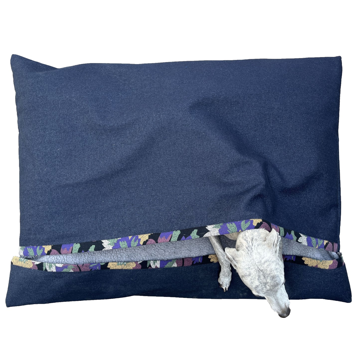 Saco de dormir denim azul 106x80 cms